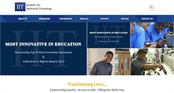 Desktop Screenshot of iit.edu.ng
